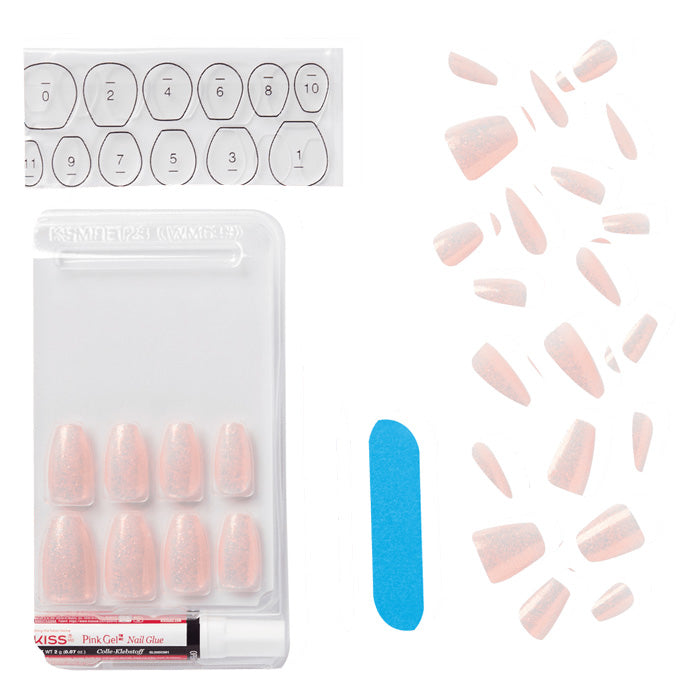 Kiss Charry Trendy Shape & Style Medium 28 Nails - KCS02