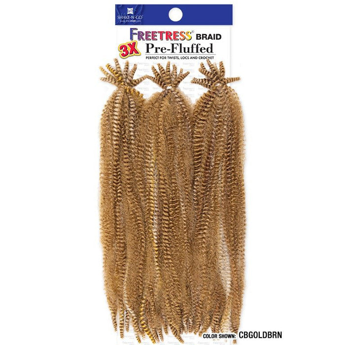 Freetress Crochet Braid - 3X PRE-FLUFFED POPPIN TWIST 20"