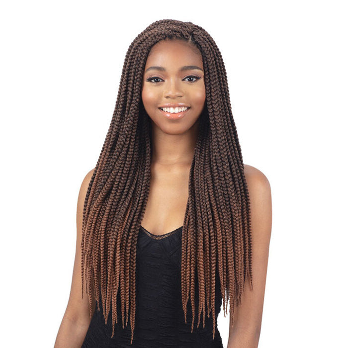Freetress Pre-Looped Crochet Braid - 3X INDIVIDUAL BOX BRAID 22"