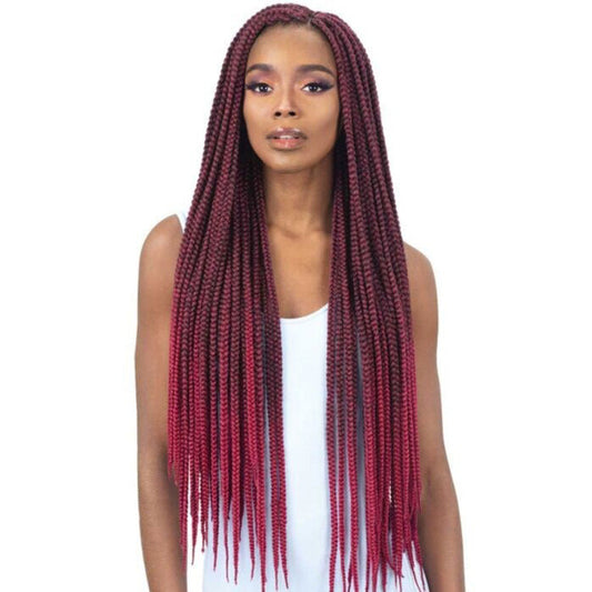 Freetress Pre-Looped Crochet Braid - 3X INDIVIDUAL BOX BRAID 28"