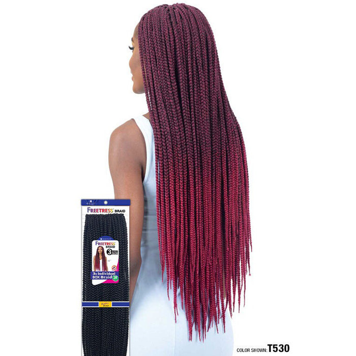 Freetress Pre-Looped Crochet Braid - 3X INDIVIDUAL BOX BRAID 28"