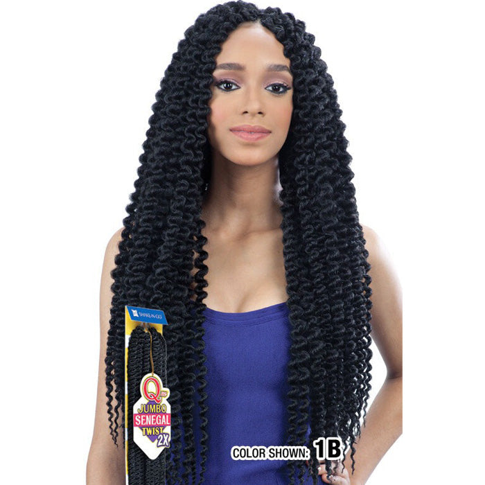 Shake N Go Que 2X Crochet Braid Pre-Loop - JUMBO SENEGAL TWIST