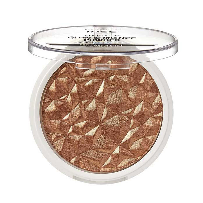 Kiss New York Professional Pro Touch Glow & Bronze Powder - FOR FACE & BODY 0.56 oz