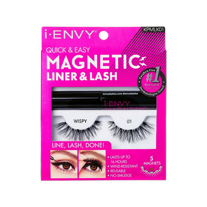 Kiss i-ENVY Quick & Easy Magnetic Liner & Lash - WISPY 01 KPMLK01