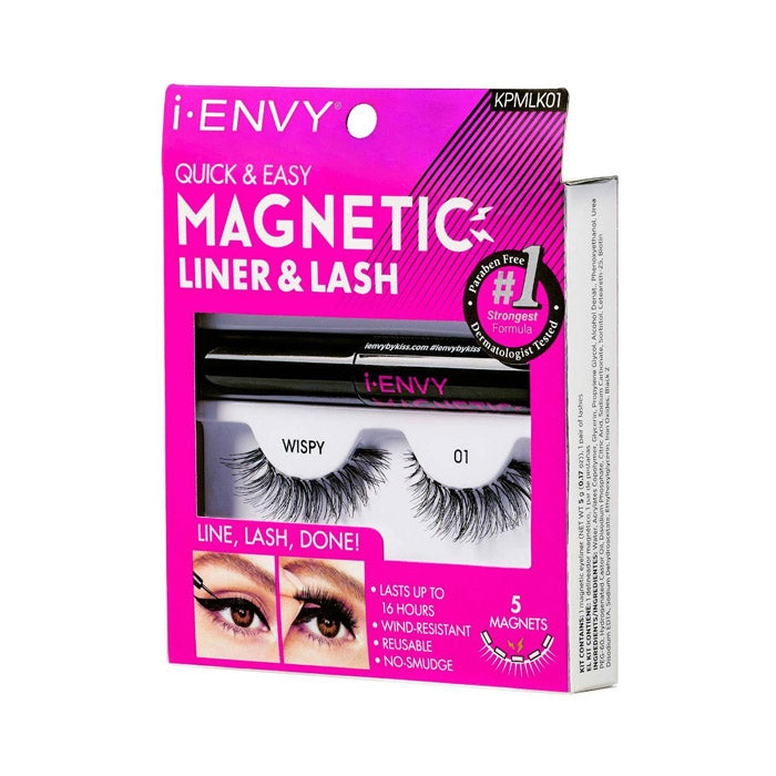Kiss i-ENVY Quick & Easy Magnetic Liner & Lash - WISPY 01 KPMLK01