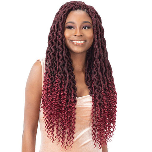 Freetress Pre-Looped Crochet Braid - 2X ROYAL GORGEOUS LOC 22"