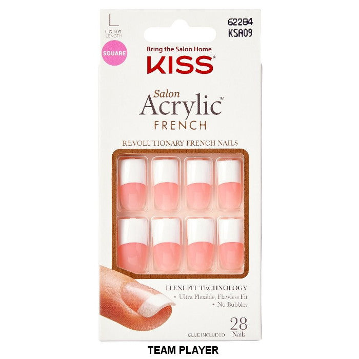 KISS PROFESSIONAL SALON ARCRYLIC FRENCH 28 NAILS