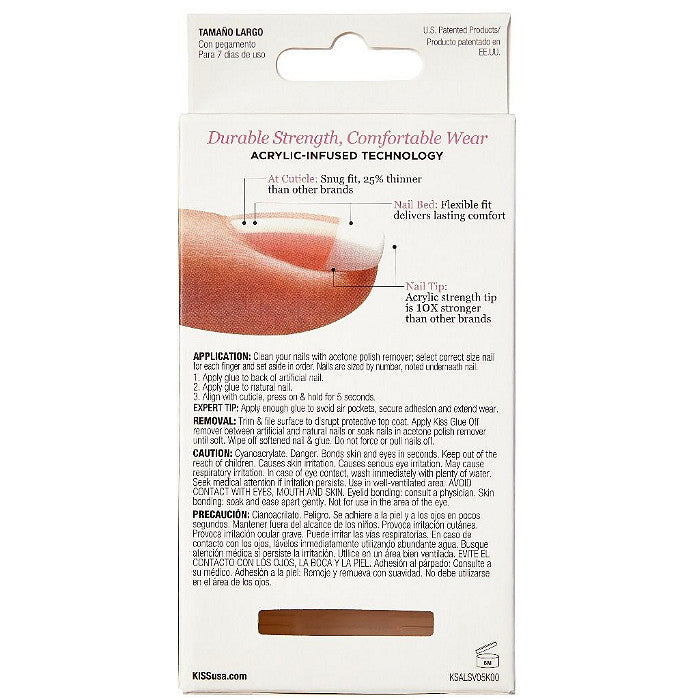 KISS PROFESSIONAL SALON ARCRYLIC FRENCH 28 NAILS