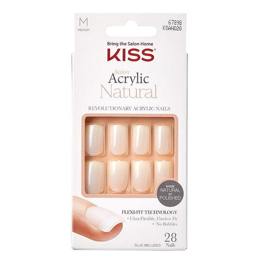 KISS Salon Acrylic Natural Nails 28pc - Euphoria