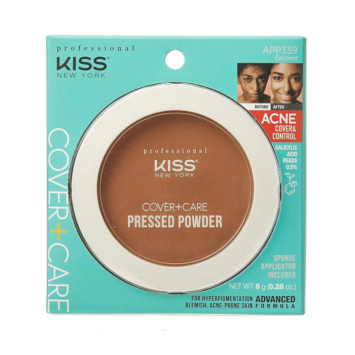 Kiss New York Professional Acne Cover + Care Pressed Powder 0.28 Oz