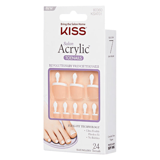 KISS SALON ACRYLIC 24 TOENAIL - WALK AWAY
