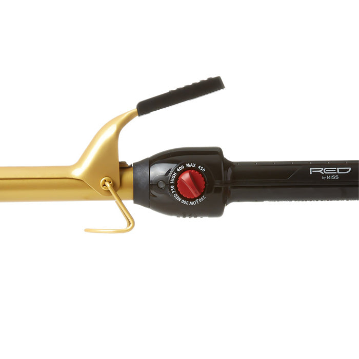 RED by Kiss Ceramic Tourmaline Professional Curling Iron 3/4"