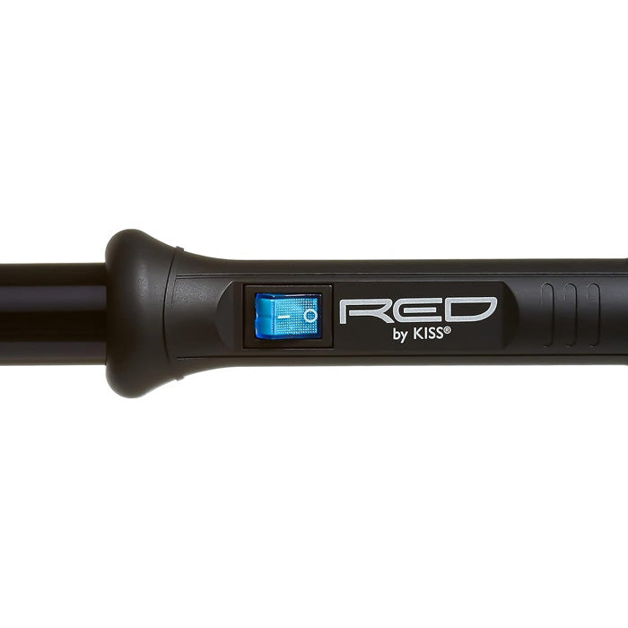 RED by Kiss Ceramic Tourmaline CURLING WAND