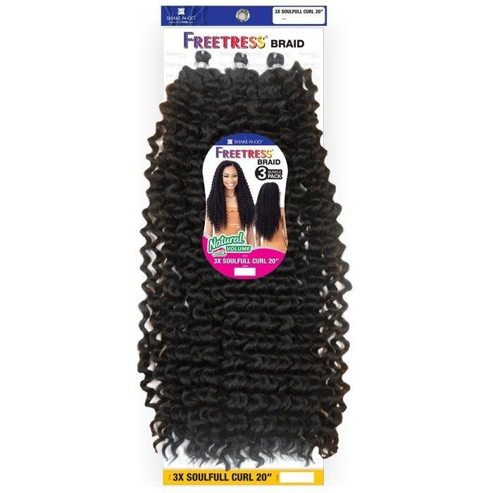 Freetress Crochet Braid - 3X SOULFULL CURL 20"