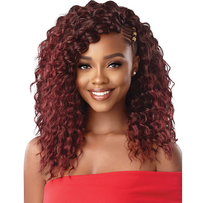 Outre X-Pression Pre-Looped Crochet Braids - BEACH CURL 14" 3X