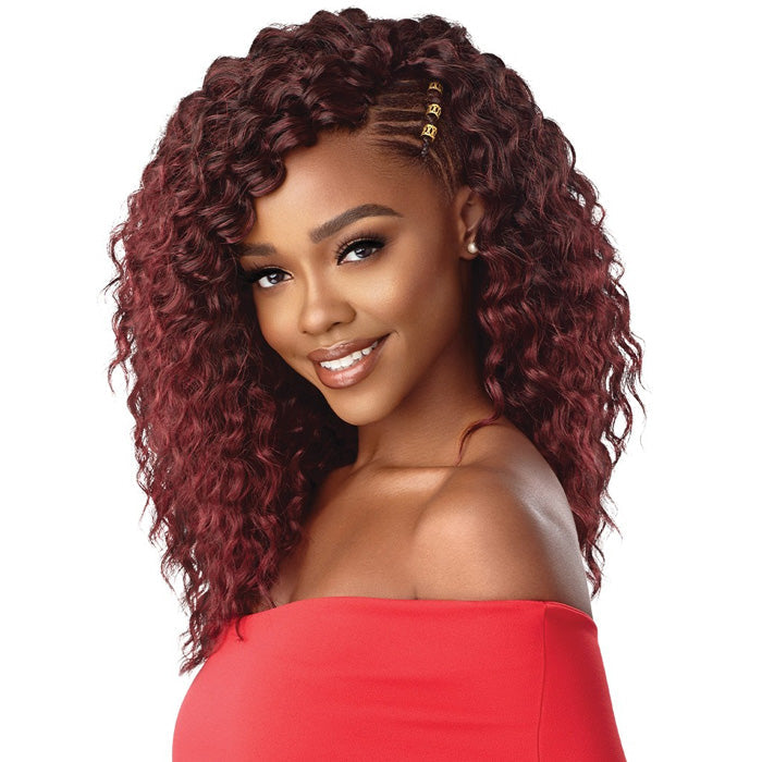 Outre X-Pression Pre-Looped Crochet Braids - BEACH CURL 14" 3X
