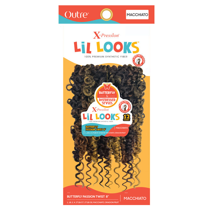 Outre Crochet Braid X-Pression Lil Looks BUTTERFLY PASSION TWIST 8