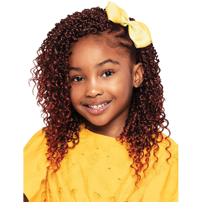 Outre X-Pression Lil Looks Crochet Loop Braid - PASSION WATER WAVE FEED TWIST 10" 3x