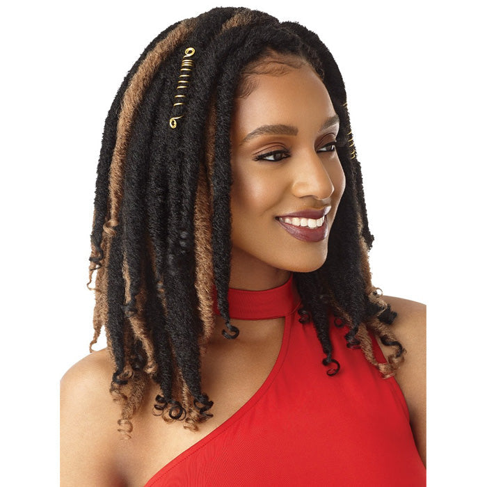 Outre X-Pression Pre-Looped Crochet Braid - STRAIGHT KINKY BAHAMA LOCS 12"