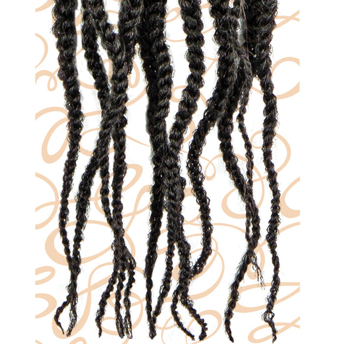 Outre X Pression Twisted Up Pre-Looped Crochet Braids - BUTTERFLY BOX BRAID 24"