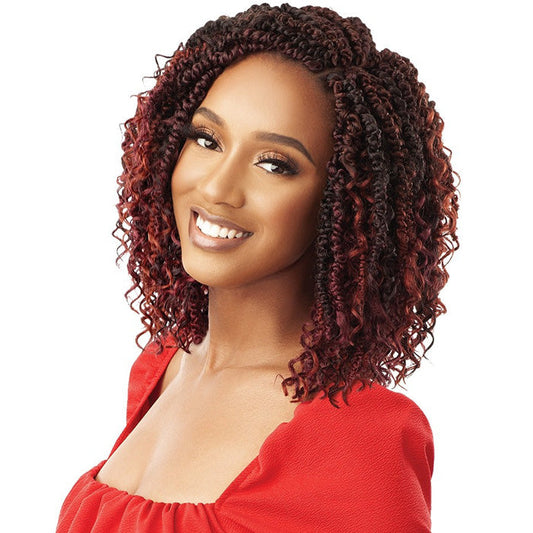 Outre X-Pression Twisted Up Pre-Looped Crochet Braids - BOHO WAVY BOMB TWIST 10" 2X