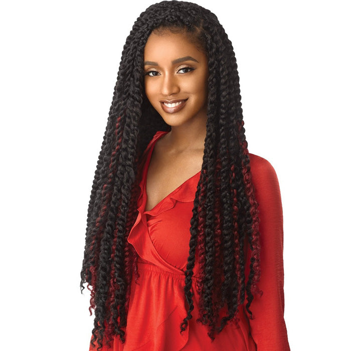 Outre X-Pression Twisted Up Crochet Braid - PASSION BOHEMIAN CURL 24"