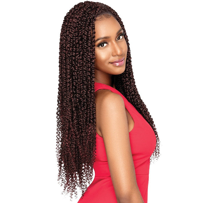 Outre X-Pression Twisted Up Crochet Loop Braid - PASSION BOHEMIAN FEED TWIST 22"