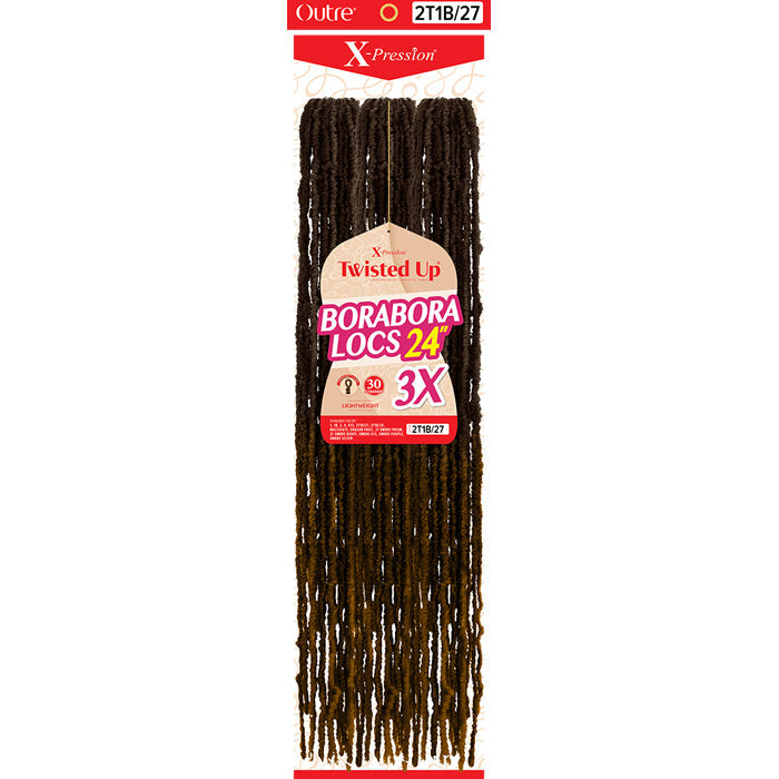 Outre X-Pression Twisted Up Crochet Loop Braids - BORABORA LOCS 24" 3X