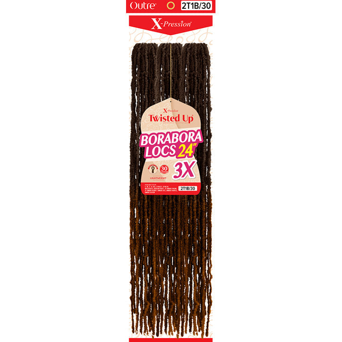 Outre X-Pression Twisted Up Crochet Loop Braids - BORABORA LOCS 24" 3X