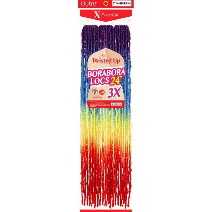 Outre X-Pression Twisted Up Crochet Loop Braids - BORABORA LOCS 24" 3X