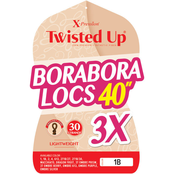 Outre X-Pression Twisted Up Crochet Loop Braids - BORABORA LOCS 40" 3X