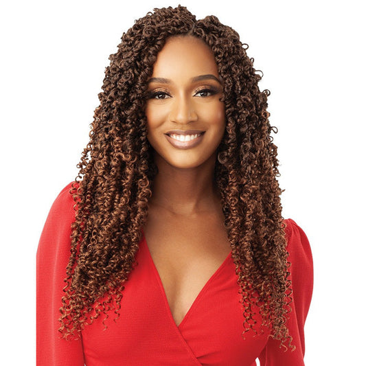 Outre X-Pression Twisted Up Pre-Looped Crochet Braids  - BUTTERFLY PASSION TWIST 18"