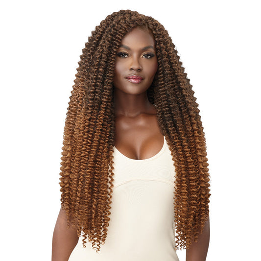 Outre X-Pression Twisted Up Crochet Braids 3X - WATERWAVE FRO TWIST 26" EXTRA SUPERLONG