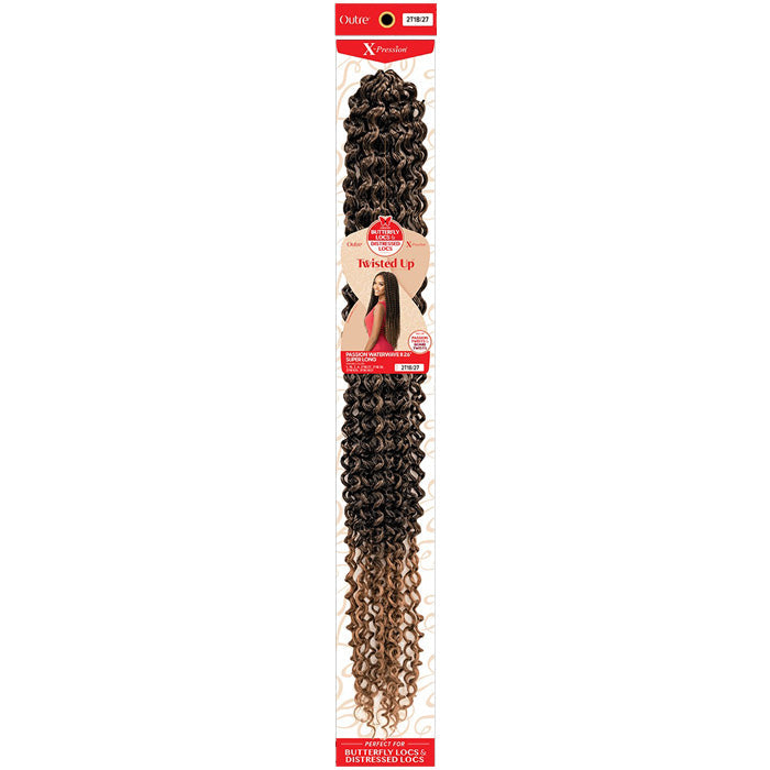 Outre X-Pression Twisted Up Crochet Braid PASSION WATER WAVE II 26 SUPER LONG