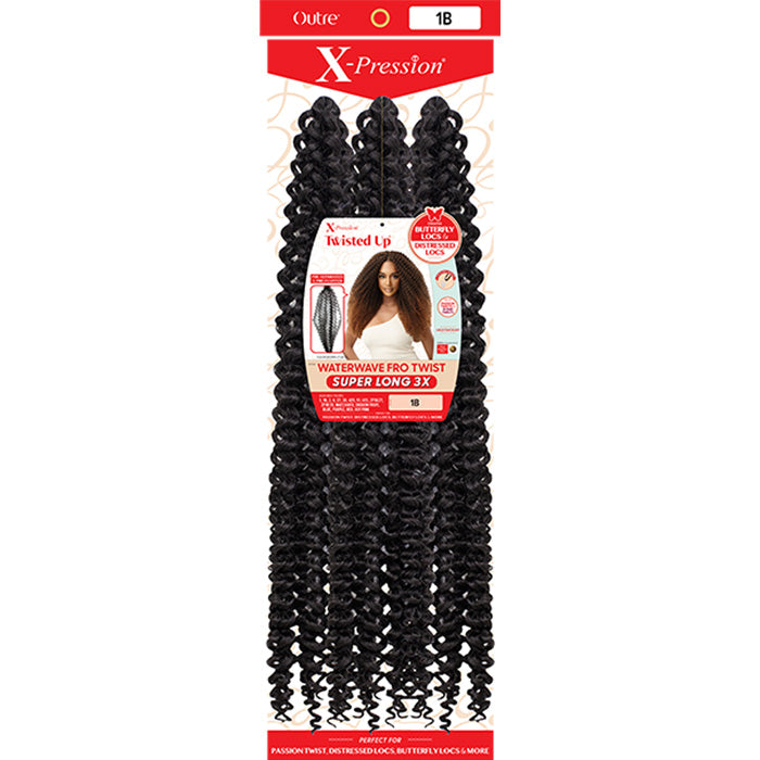Outre X Pression Twisted Up Waterwave Fro Twist Braid - SUPER LONG 3X