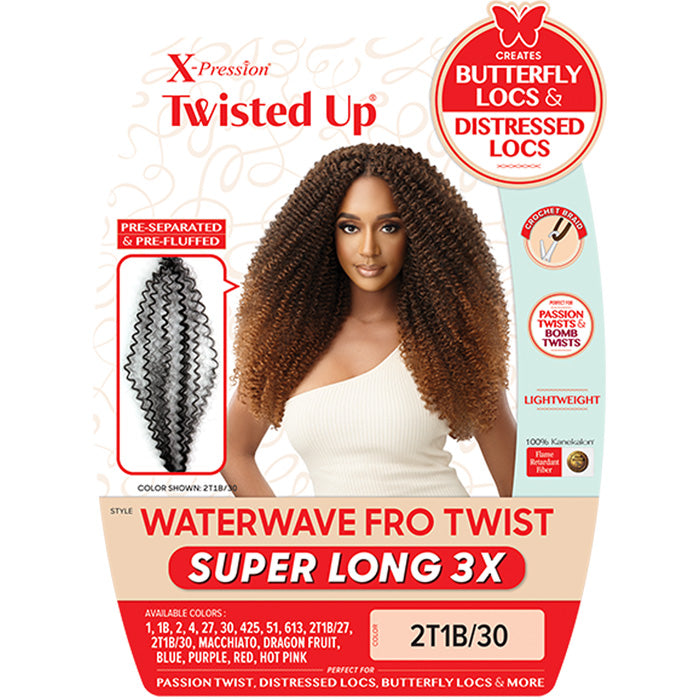 Outre X Pression Twisted Up Waterwave Fro Twist Braid - SUPER LONG 3X