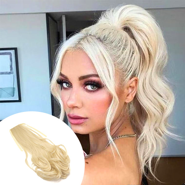 PONYTAIL WITH TAPE CURLY 18 inches/STRAIGHT 25 inches PONYTAIL "MIYA"