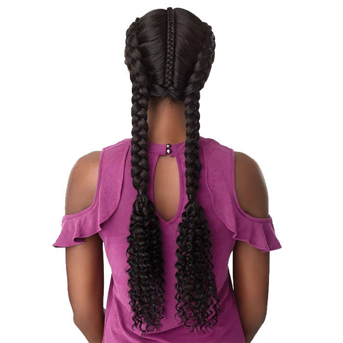 Sensationnel Synthetic Cloud 9 Vixen Swiss Lace Wig - BOHEMIAN DUTCH BRAID
