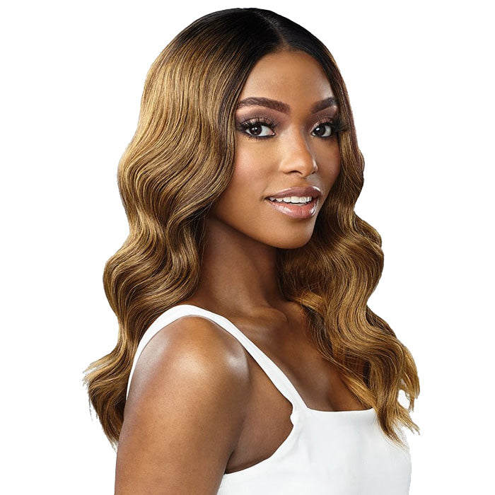 Sensationnel Human Hair Blend Butta HD Lace Front Wig - BEACH WAVE 20