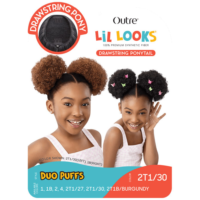 Outre Lil Looks Drawstring Ponytail - DUO PUFFS