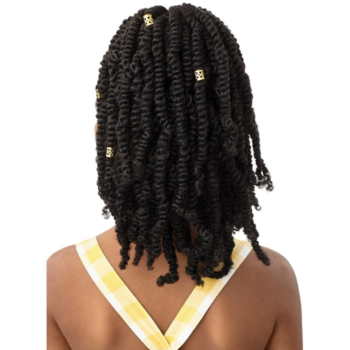 Outre Lil Looks Drawstring Ponytail - GOLD CUFFED BOMB TWISTS 12"