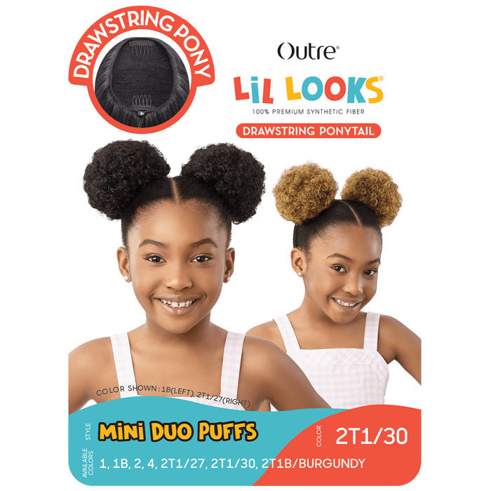 Outre Lil Looks Drawstring Ponytail - MINI DUO PUFFS