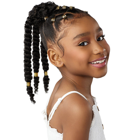 Sensationnel Lulu Pony Mini Kids Drawstring Ponytail - COTTON CANDY