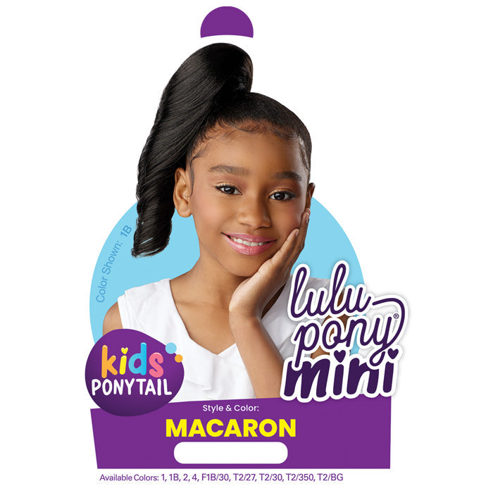 Sensationnel Lulu Pony Mini Kids Ponytail - MACARON