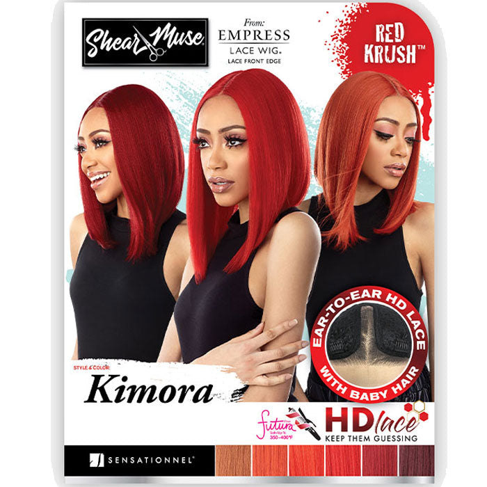 Sensationnel Shear Muse Empress HD Lace Front Wig - KIMORA - Red Krush