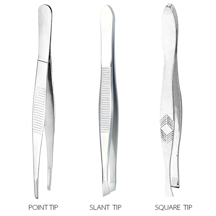 Magic Collection Stainless Steel - Tweezers (Slant/Square/Point)