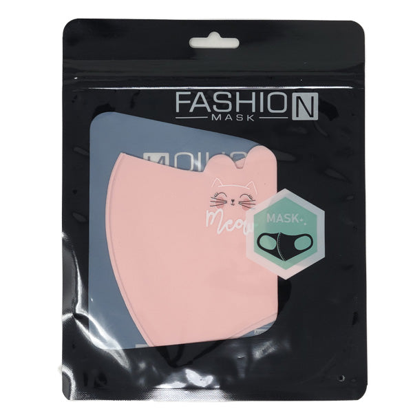 Fashion Meow Print Non Medical Mask KIDS up to age 6