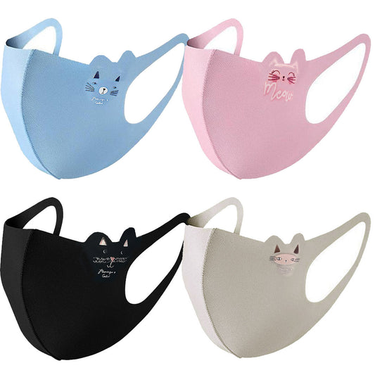 Fashion Meow Print Non Medical Mask KIDS up to age 6