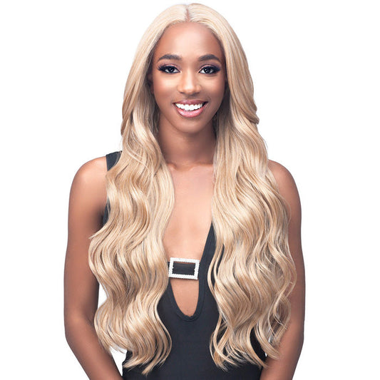Bobbi Boss Glueless Human Hair Blend 13x7 Deep Parting HD Lace Front Wig - MBLF005-ANTONIA