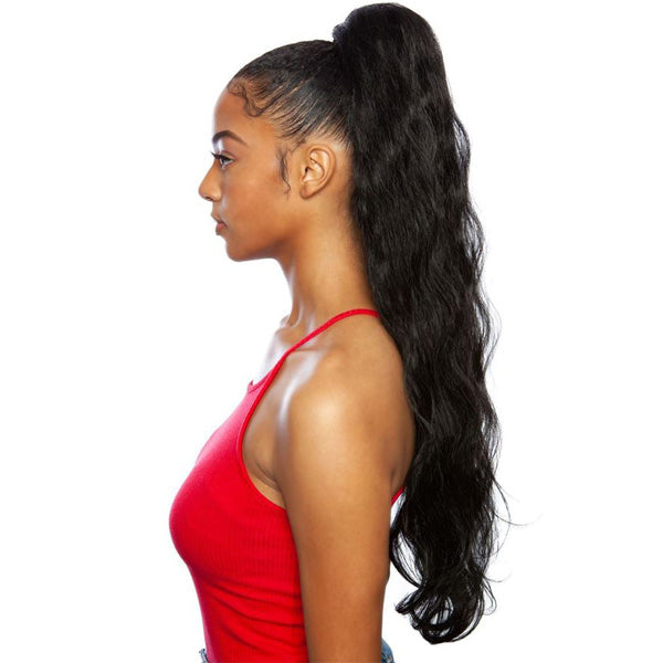 Mane Concept Human Hair StyleMix Brazilian Mega Wrap & Tie Ponytail - MBWNT01 BODY WAVE 32 INCH